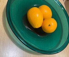 Mid-Century hand made designer glass bowl