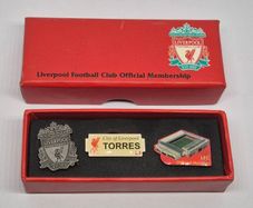 Liverpool Football Club Official Membership pin set