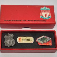 Liverpool Football Club Official Membership pin set