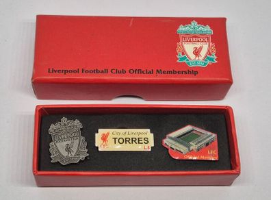 Liverpool Football Club Official Membership pin set