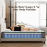 25CM Double Mattress The Innerspring Hybrid Memory Foam Bed in a Box for Ultimate Support and Pressure Relief Double Size Mattress 190x135x25CM Image 4