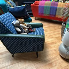 arm chair, mid century