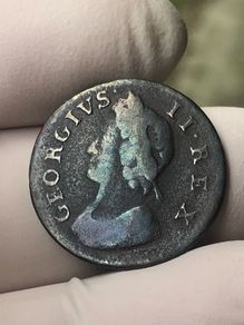 1739 Farthing George II