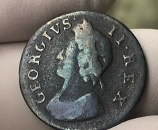 1739 Farthing George II