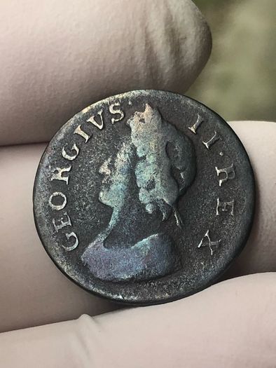 1739 Farthing George II