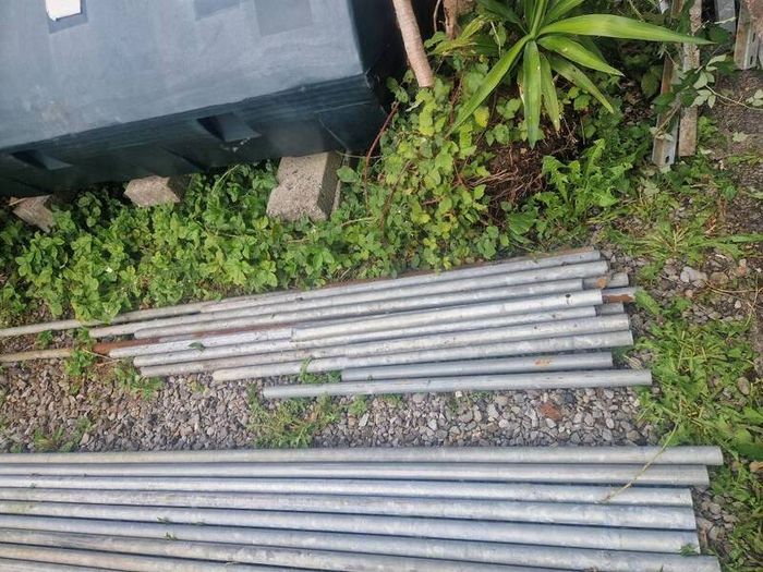 galvanised poles