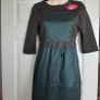 NWT Kling Black & Green Dress Size 8/10 Image 2