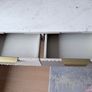 LIKE-NEW Light Grey Valencia Solid Mango Wood Console / Dressing Table Image 9