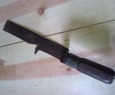 Old Irish blacksmith made slater's tool Zax