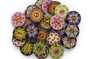 Wood buttons