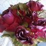 Vintage artificial Silk Roses Image 3