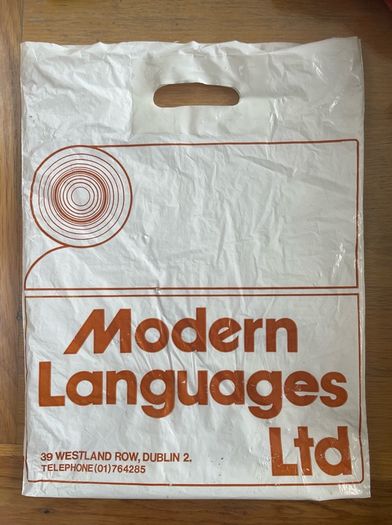 Plastic Bag (Modern Languages) early 1980's