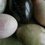 Vintage Polished Stone Marble Onyx Eggs lot of 29 Image 3
