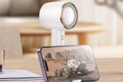 Cool Breeze Noiseless Handheld With 3 Wind Speed Fan With Mobile Stand