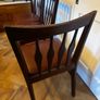 Teak Mid-Century Solid Wood Chairs x 8 Image 8