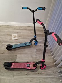 Pair of G-Start kids electric scooters