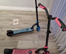 Pair of G-Start kids electric scooters