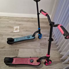Pair of G-Start kids electric scooters