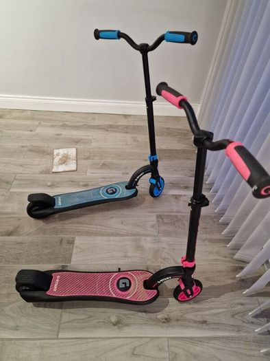 Pair of G-Start kids electric scooters