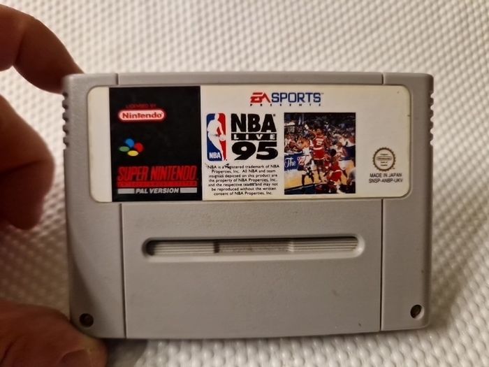 NBA Live 95 Super Nintendo Arcade Retro Games Original