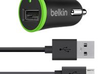 main image for ad Universal Car Charger with Micro USB ChargeSync Cable (12 Watt/ 2.4 Amp)