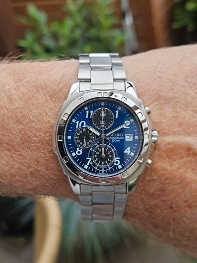 Watch Seiko Chronograph.