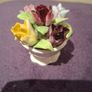 Small Coalport Bouquet China Basket Image 3