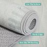 Rugs Living Room 200x300cm, Short Pile Soft Area Rugs Bedroom, Anti Slip Machine Washable Rug Thin Floor Carpets for Office Dinning Room Playroom Nursary Office Image 4