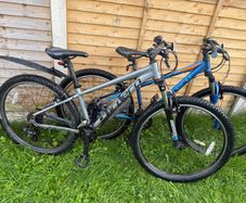 27 inch carrera bikes both clean and perfect working
