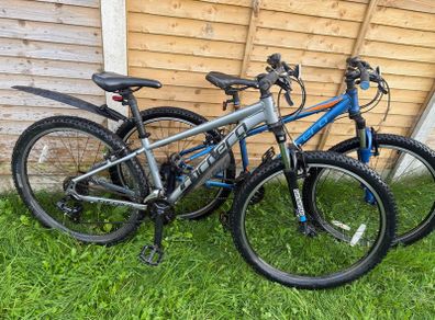 27 inch carrera bikes both clean and perfect working