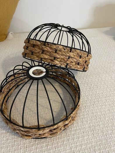 2 lamp shades