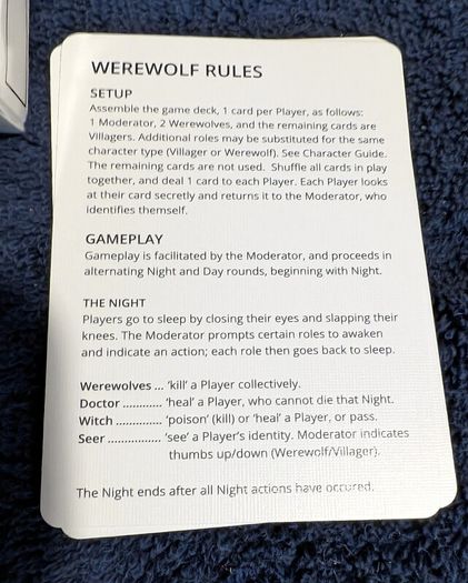 Werewolf (stellar Factory) - Twin Deck Event Lot