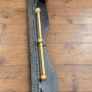Antique Victorian Cast Iron & Brass Fireplace Fender Ornate Original Image 2