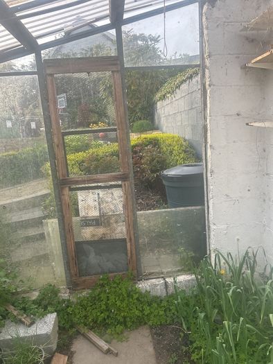 Lean-to Steel framed Greenhouse 3m x 1.5m
