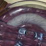1930's Walther and Sohne Art Deco blue glass bowl Image 6