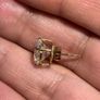 Single Chunky 9ct Gold Round Stud Earring 1.3G Total Weight Image 2