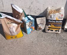 Cat food litter