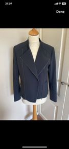 Eva Kayan designer black jacket - as new - size 12