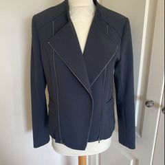 Eva Kayan designer black jacket - as new - size 12
