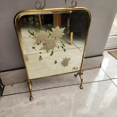 Victorian fire screen