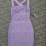 lilac guess mini dress Image 3