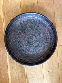 Paul Costelloe Large Bronze Ceramic Plate