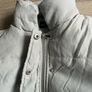 Light grey cropped puffer  jacket uk8 Image 3