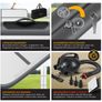 KESSER 2 Mtr - Airtrack Exercise Mat, Inflatable Fitness Mat, Gymnastics Mat with Carrying Bag and Electric Air Pump Image 3