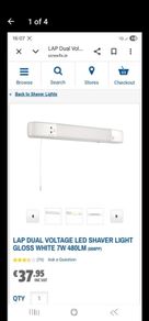 bathroom shaver light