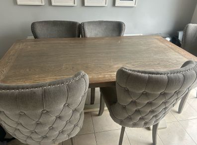 solid oak table