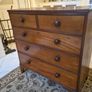 Victorian mahogany chest of drawers Image 3