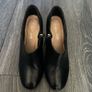 Clarks Amabel Clara Black Leather Block Heel Shoes Boots UK 5.5 D VGC Image 2
