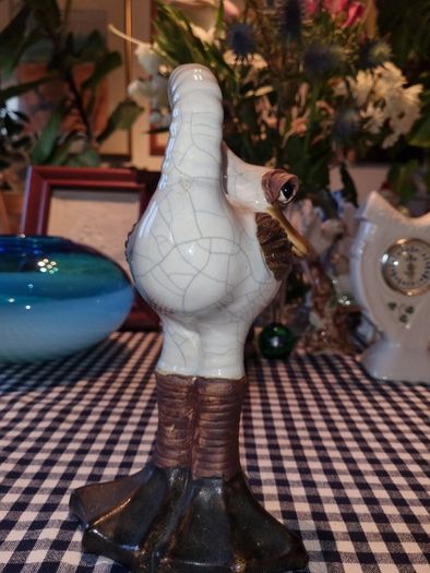 Funny Pottery Figure of a Duck