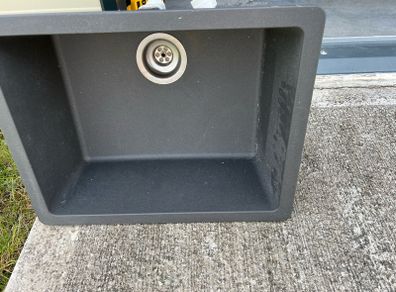 Black sink